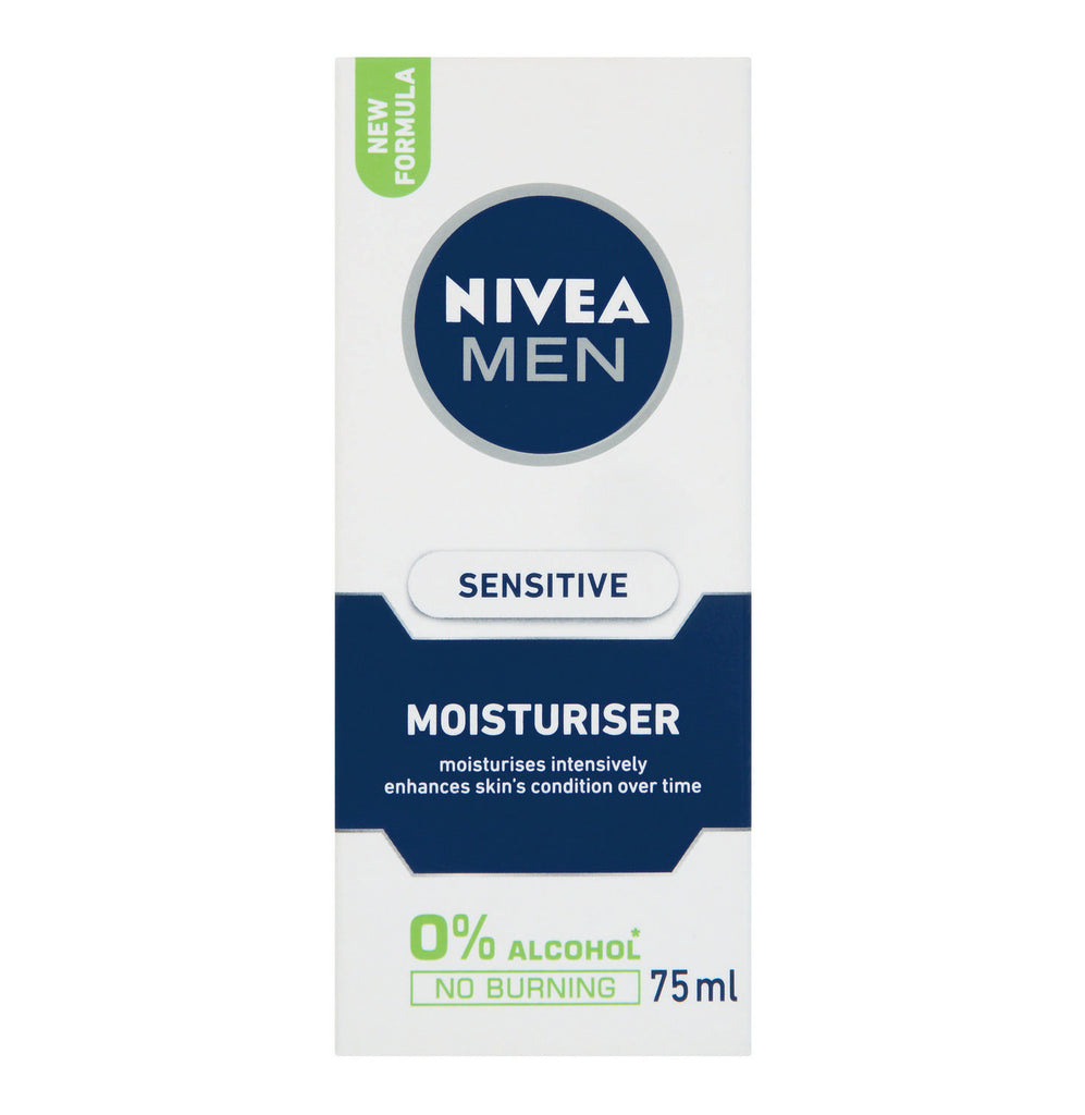 NIVEA Men Sensitive Moisturiser (1 x 75ml) - iloveza.com
