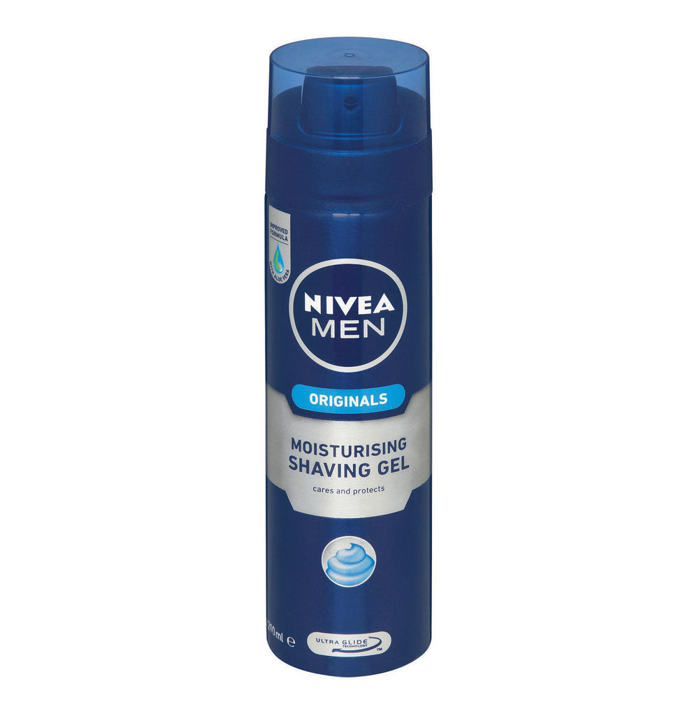 NIVEA Moisturising Shaving Gel Originals (1 x 200ml) - iloveza.com