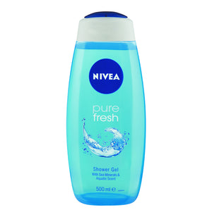 NIVEA Shower Gel Fresh Pure (1 x 500ml) - iloveza.com