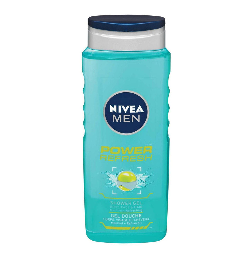 NIVEA Shower Gel Power Refresh (1 x 500ML) - iloveza.com