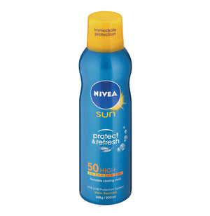 NIVEA Sun Invisible Cooling Mist SPF50 (1 x 200ml) - iloveza.com