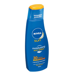 NIVEA Moisturising Sun Lotion SPF 30 (1 x 200ml) - iloveza.com