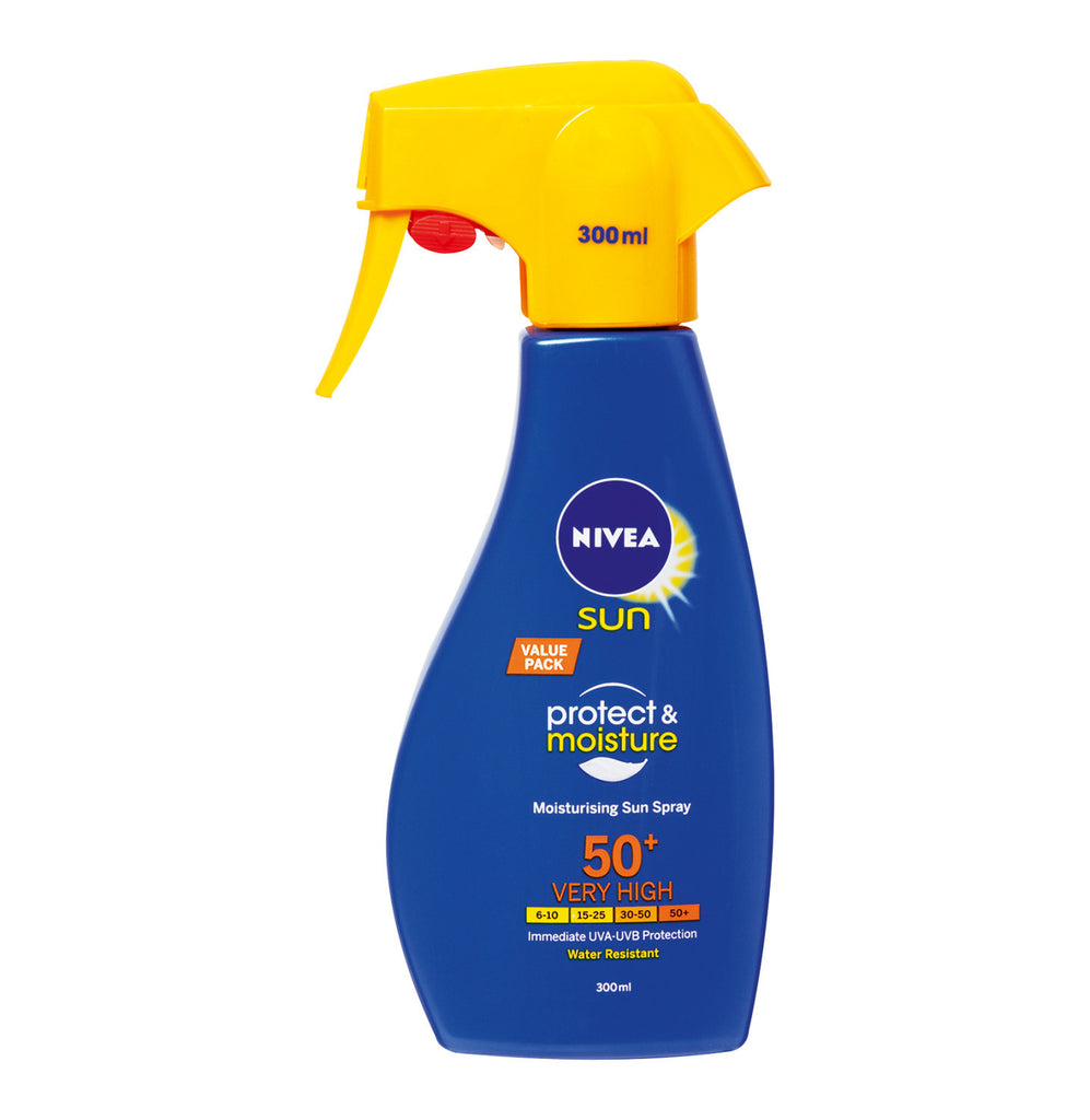 NIVEA Sun Moisturising Spray SPF50 (1 x 300ml) - iloveza.com