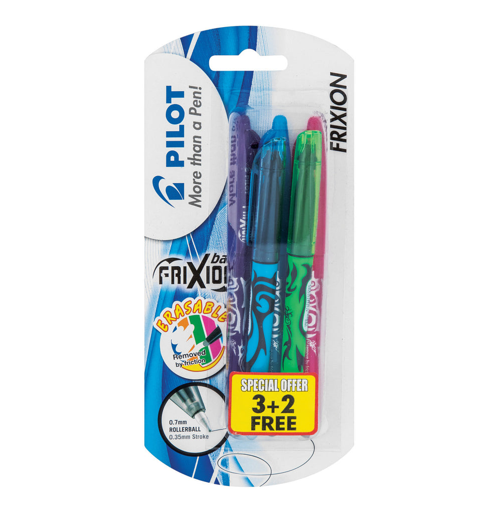 Pilot - Frixion Ballpoint Pen Assorted 3 pack (Purple, Blue, Green) - iloveza.com