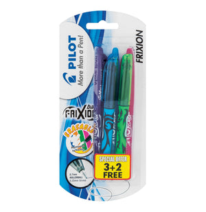 Pilot - Frixion Ballpoint Pen Assorted 3 pack (Purple, Blue, Green) - iloveza.com