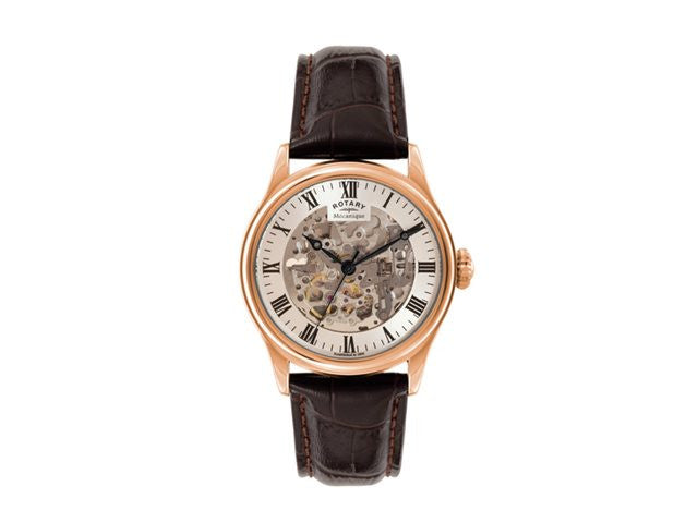 Rotary Skeleton Dial Watch - iloveza.com