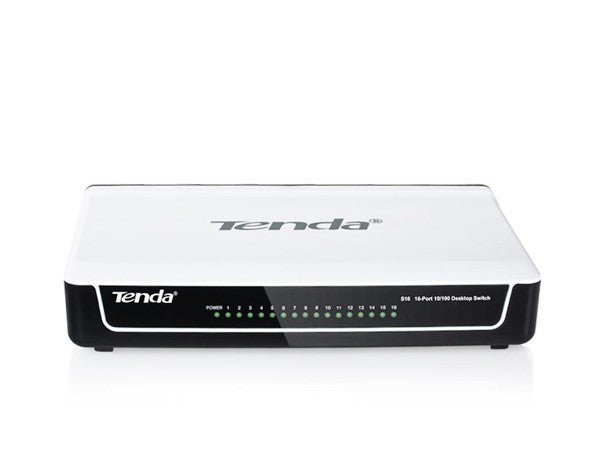 Tenda 16-Port Fast Ethernet Desktop Switch - iloveza.com