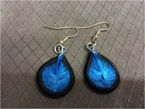 African Earrings (Blue) - iloveza.com