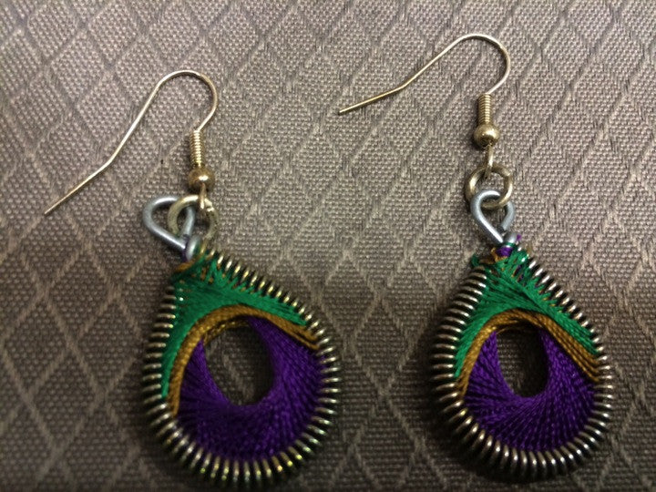 African Earrings (Peacock) - iloveza.com