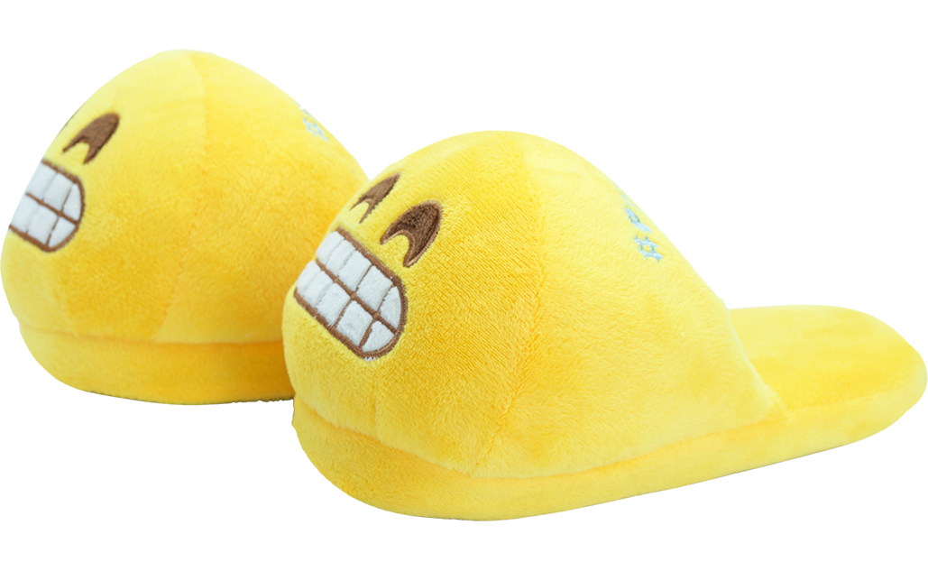 Emoji Slippers - Grinning - iloveza.com - 2