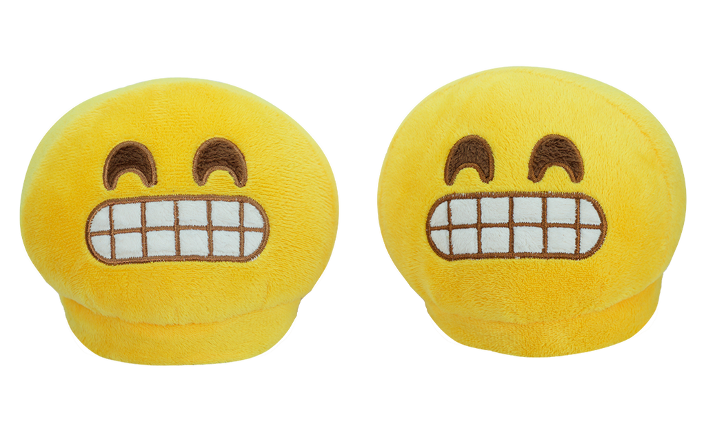 Emoji Slippers - Grinning - iloveza.com - 1