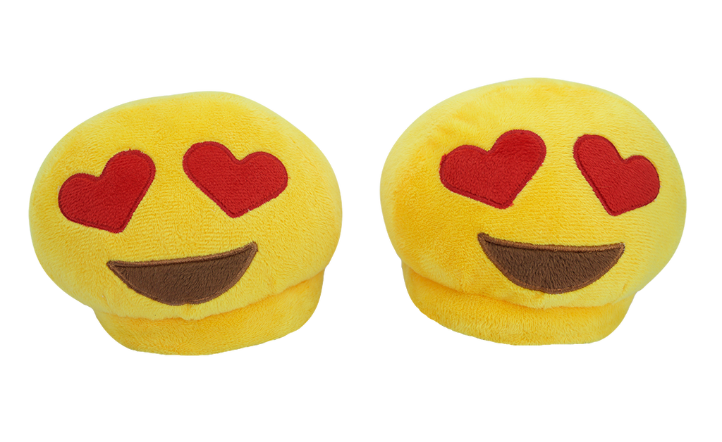 Emoji Slippers - Heart Eyes - iloveza.com