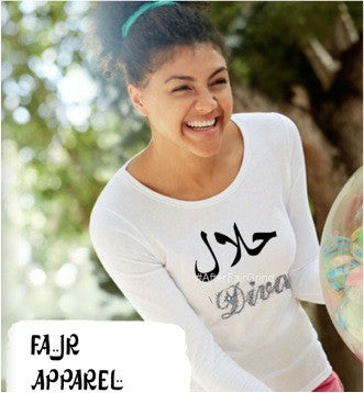 Fajr Apparel - Halal Diva T-Shirt - iloveza.com