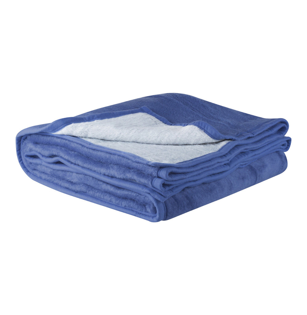 Sesli - Reversible Blanket (Dark Egg and Metallic Blue) - iloveza.com
